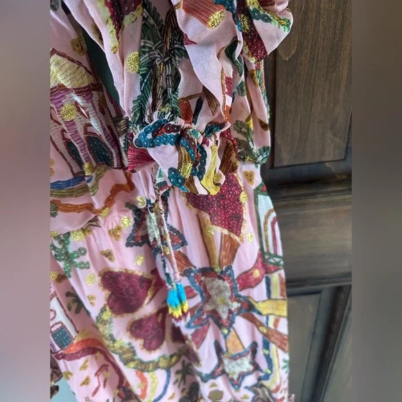 Farm Rio NWT Folk Pink Party
Maxi Dress Size M LOWEST $ on Posh - Picture 5 of 9